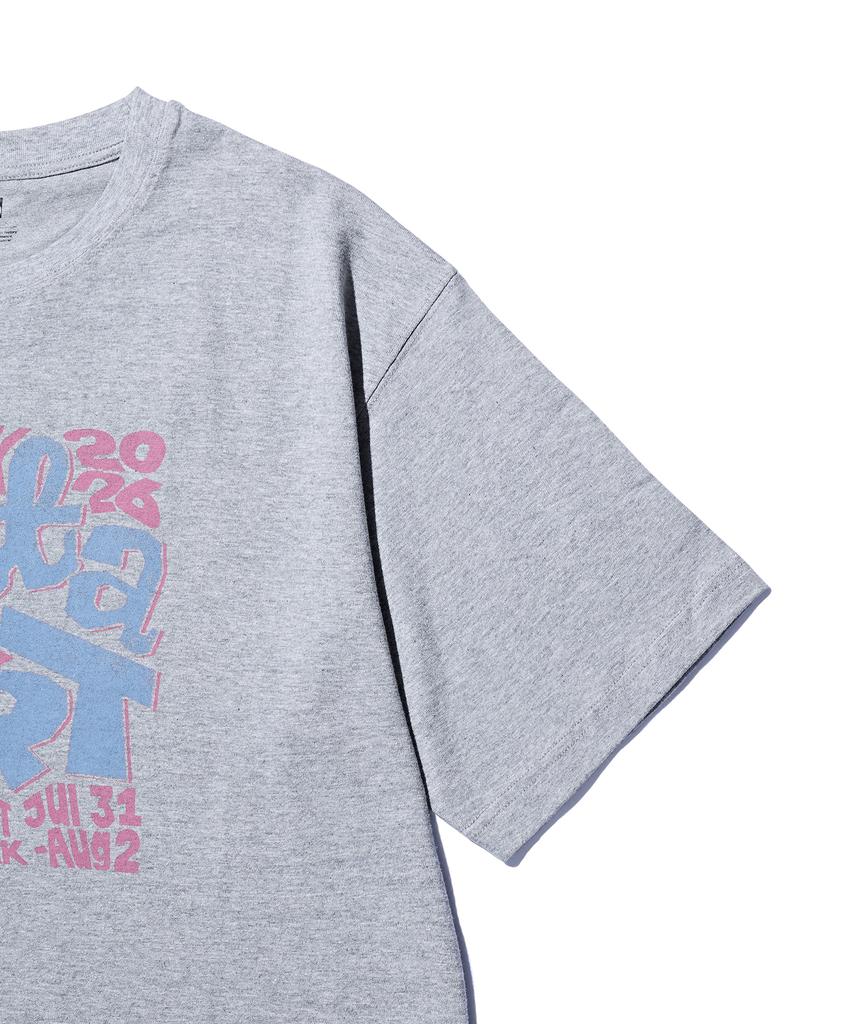 DISCUS ATHLETIC 2026 Pentaport Typo T-Shirt Melange Grey