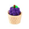 3D Printed Fruit Fidget Clicker Toy, Cute Press Button Sensory Toy, Miniature Fruit Basket Stress Relief Toy for Office Desk