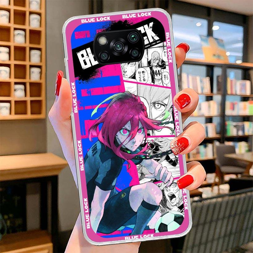 Custodia per Telefono Anime Blue Lock Per Xiaomi Poco F7 Ultra X7 X6 X5 Pro M7 Redmi 15C 15 13C 13 12C 12 10C 10 9A 9C 9T 9 Guscio Poc
