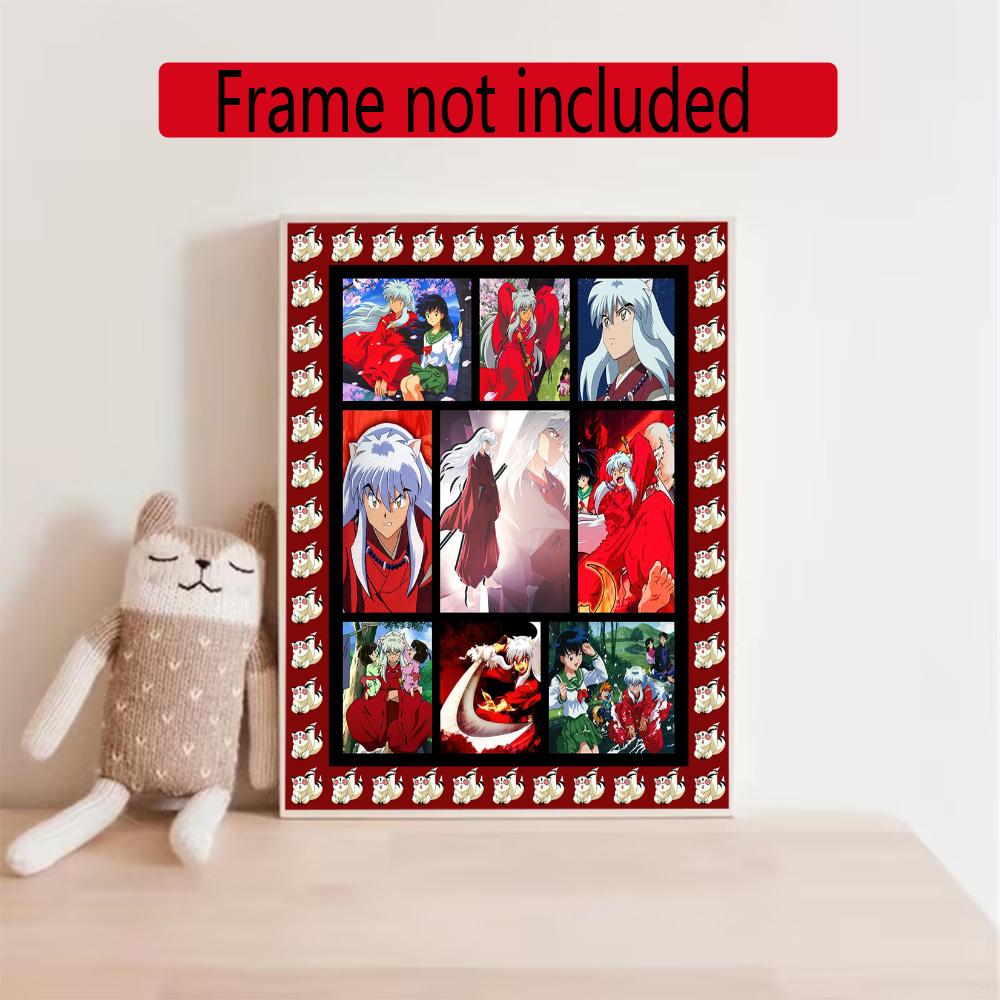 Inuyasha Diamond Painting Round Diamond Mosaic Rhinestones Diamond Embroidery Craft Kit Wall Decor Without Frame