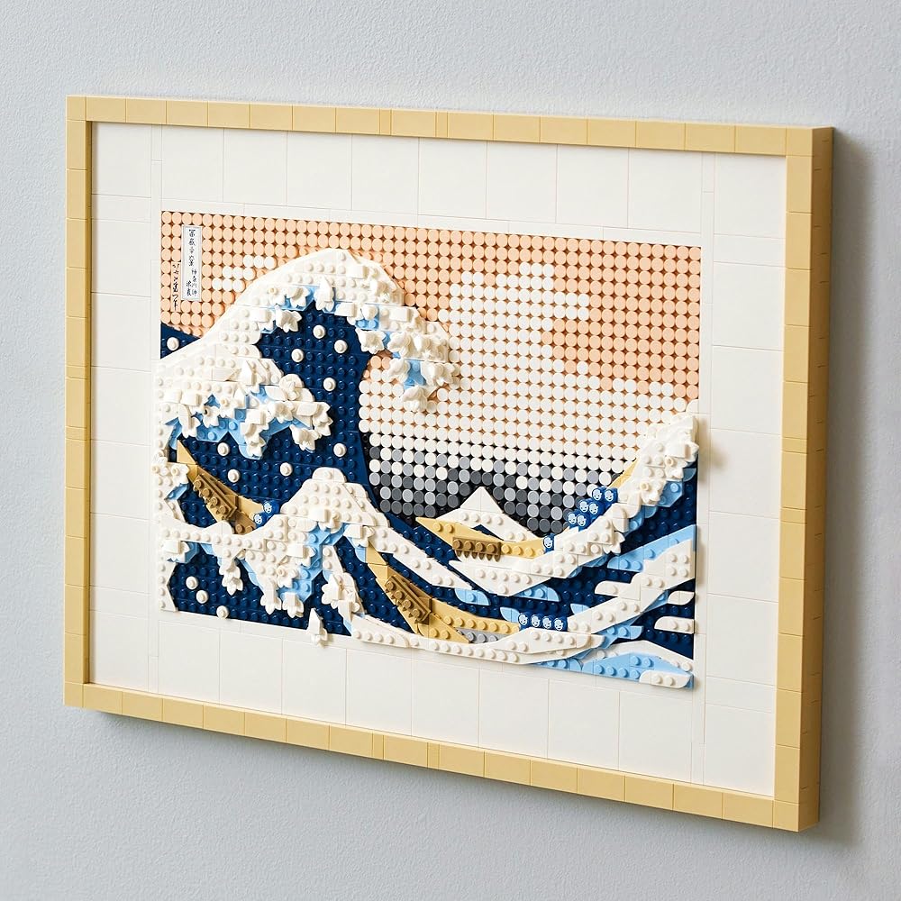 LEGO Art Hokusai Great Wave 1810 Pieces Building Blocks Toy for Home Decor and Collection