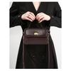 New Fashionable Niche One shoulder Crossbody Bag Mobile Phone Bag Fashionable Women's Bag Soft Texture Handheld Small Square Bag Trendy