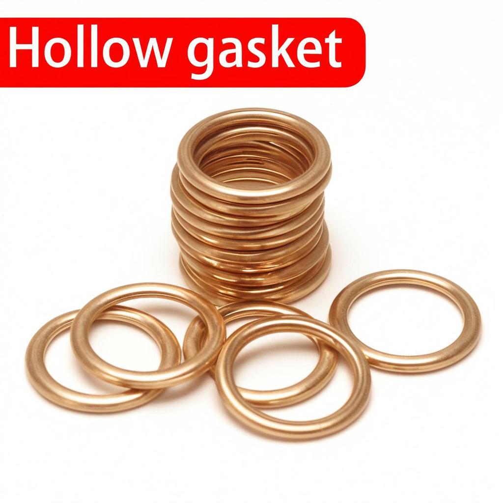 110pcs Copper-clad Cotton Gaskets, Compression Sealing Gaskets, Suitable for Automotive Oil Drain Plugs and Compression Washers.