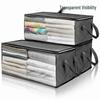 Portable Transparent Clothes Storage Bag with Window - Durable, Seasonal Quilt Organizer