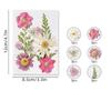 DIY Transparent Bottle Embossed Sticker Bag Student Made Herbarium Clip And Stick Handmade Creative Dry Flower Bookmark