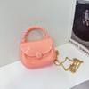 Fashion Jelly Bag Portable Shoulder Women'S Bag Candy Color Simple Casual Foreign Style Small Square Bag