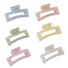 Large Hair Claw Clip for Women 3.5inch Non-slip Square Jaw Clip for Curly Hair