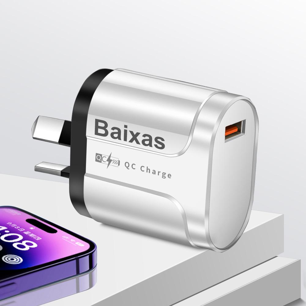 European Standard 4-Port 5V/2.4A USB Travel Charger