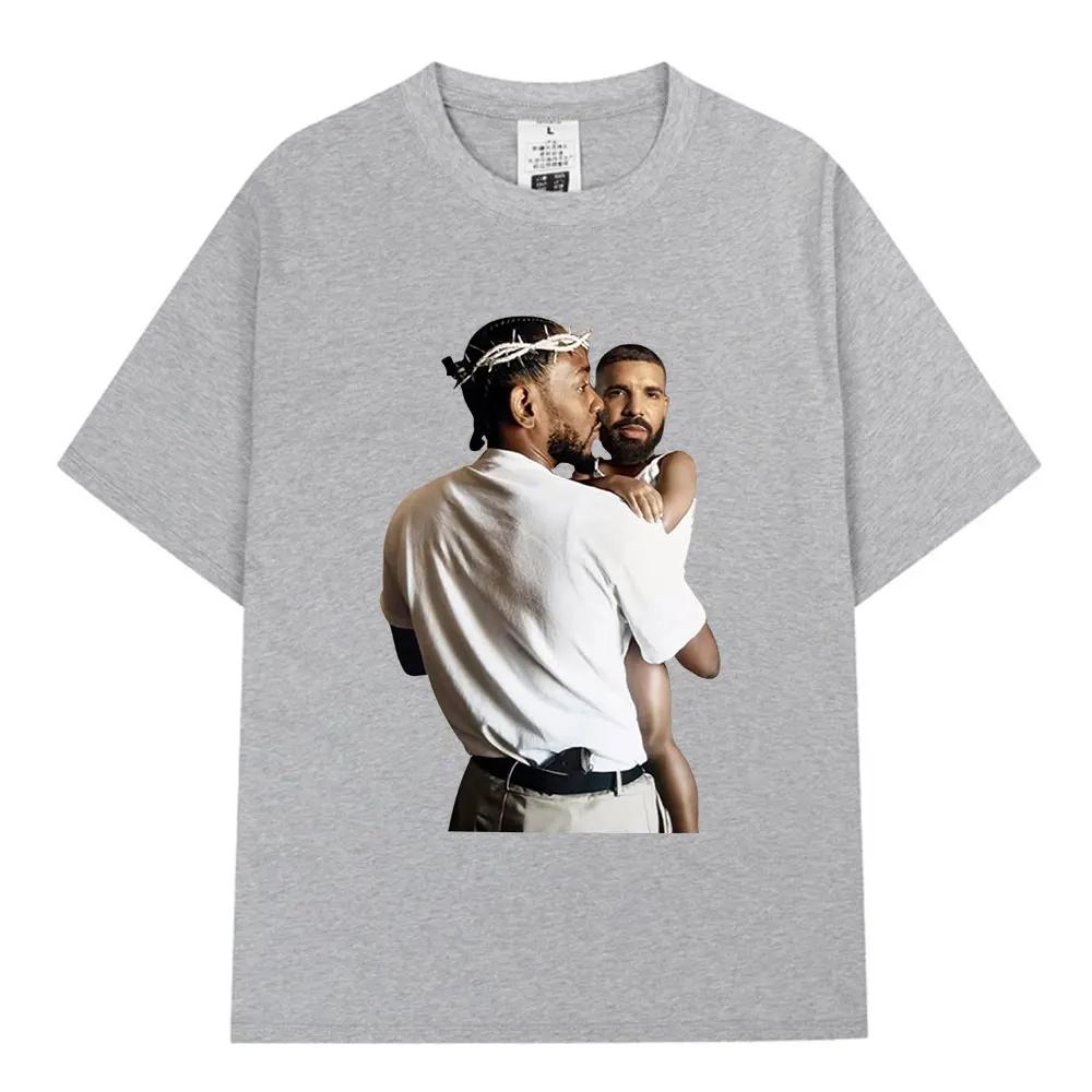 Hip Hop retro T-shirts, streetwear rapper Kendrick Lamar Drake funny T-shirts, Mr. Morale and The Big Steppers T-shirts