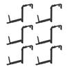 Upgrades Window Sill Planter Support Set Expandable Metal Brackets Set Outdoor Window Planter Mounting Brackets 4/6pcs