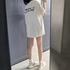 Pure cotton white short-sleeve T-shirt for women, American summer loose plus-size Hello Kitty cartoon versatile short-sleeve top