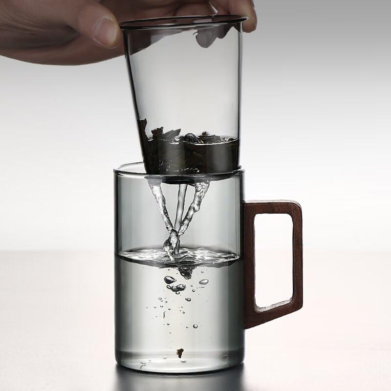 Fubolai Heat-Resistant Glass Tea Infuser Cup