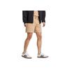 Adidas Solid Color Logo Mid Waist Casual Shorts Men Shorts Warm-Sandstone JW4744