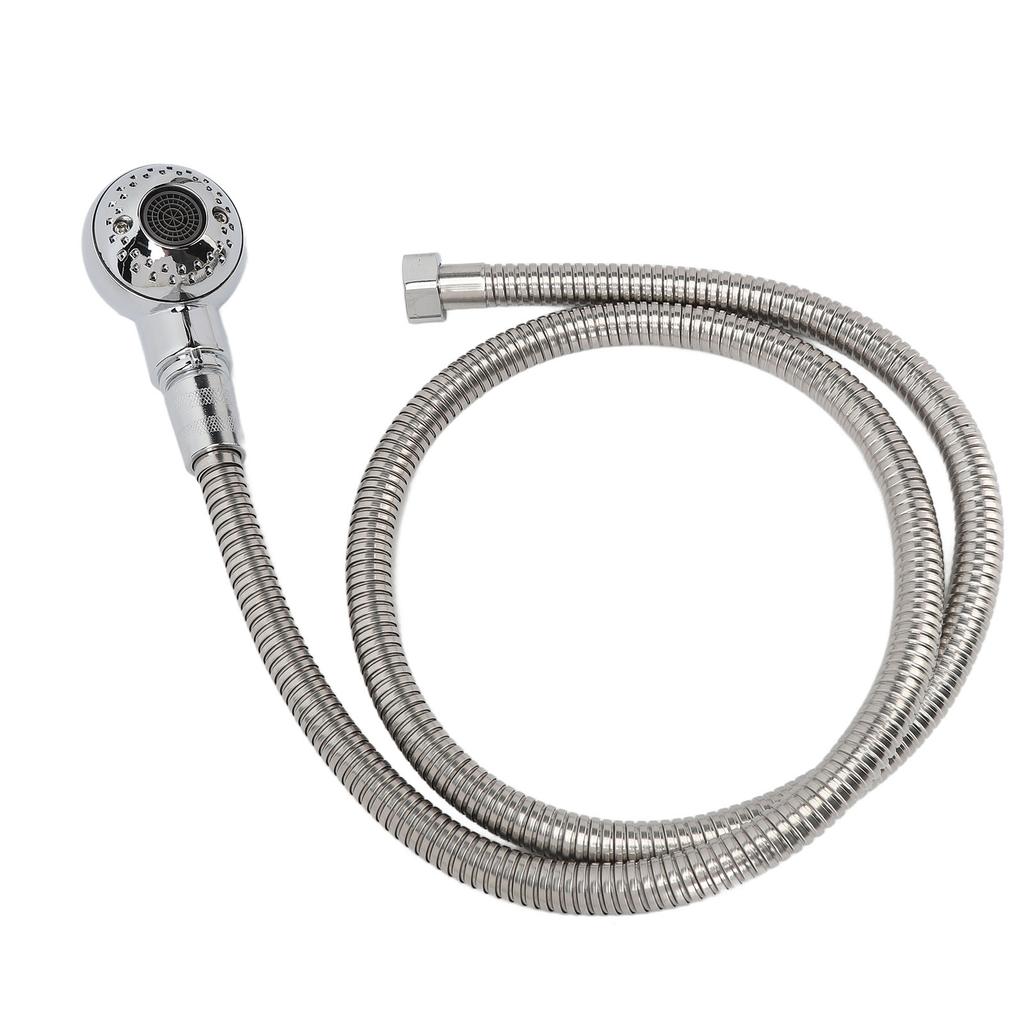 Shampoo Bowl Faucet Pressurization Water Saving 100cm Pipe 120cm Soft Hose Shampoo Bed Sprayer Kit