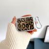 Case For Airpods 2 Pro 1 3 4 Pro3 Pro2 Clear Earphone Cases Cover Retro Leopard Print