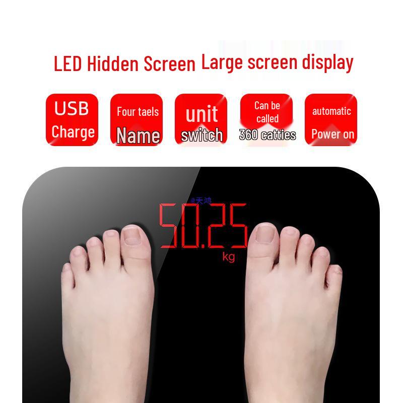 High Precision Digital Body Weight and Fat Scale - Durable Household Scale