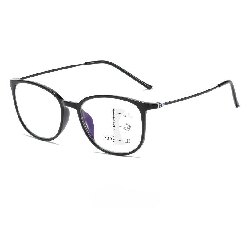 Progressive Multifocal Presbyopia Glasses Anti Blue Light HD Reading Glasses for Men and Women Fashion Luxury
