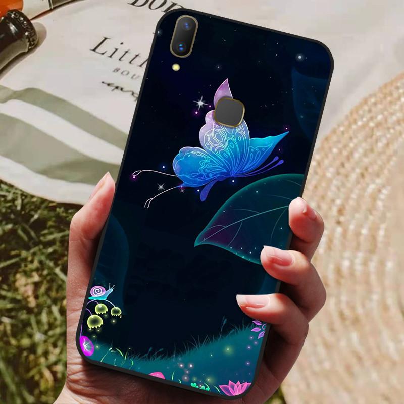 For Vivo Y85 Case 1723 V9 Silicon Back Cover Phone Case for Vivo V9 Youth Cases Soft Bumper Coque for Vivo 1727 1726 Fundas