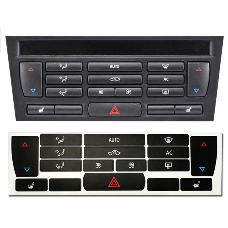 CarAir Condition AC Climate Control Button Repair Stickers For SAAB 9-3 2003-07 Decals Styling DecorswwwInteriorwwwAccessories