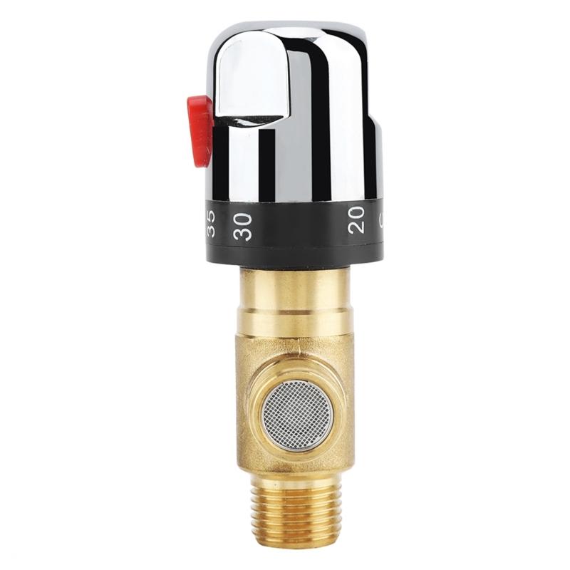 Präzise Temperaturstabilität 1/2 DN15 Messing Thermostatventile Thermostatische Mischventile für Hausinstallationen