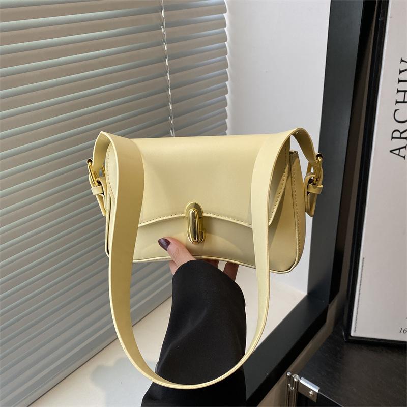 Summer new single shoulder armpit small square bag simple and beautiful fashion handbag women's bag