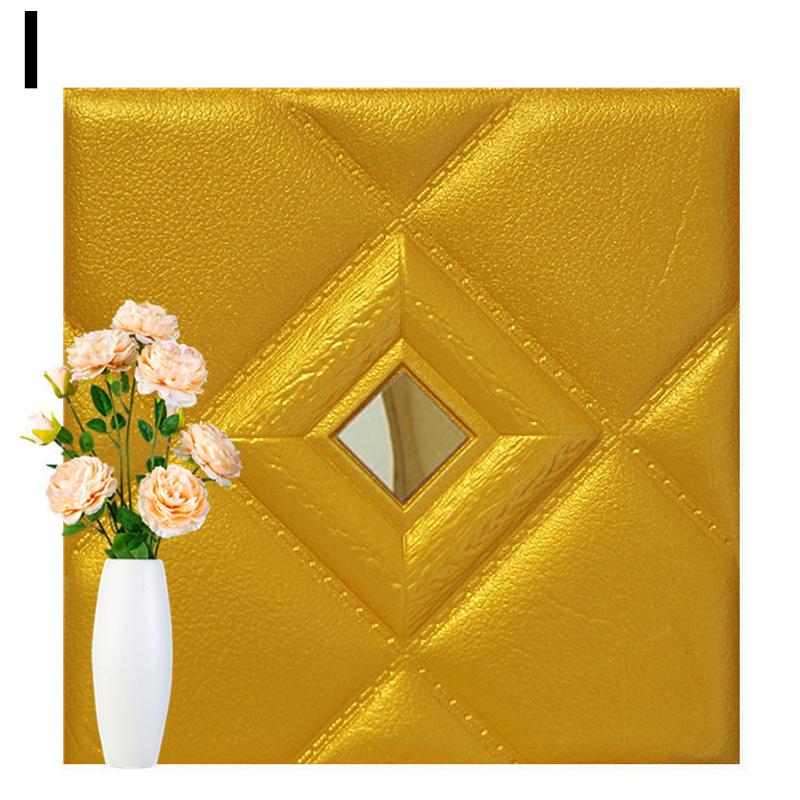 1 x 3D-Wandaufkleber für Wohnzimmer, Hintergrund, Ziegelstein, selbstklebend, 30 x 30 cm, Heimdekoration