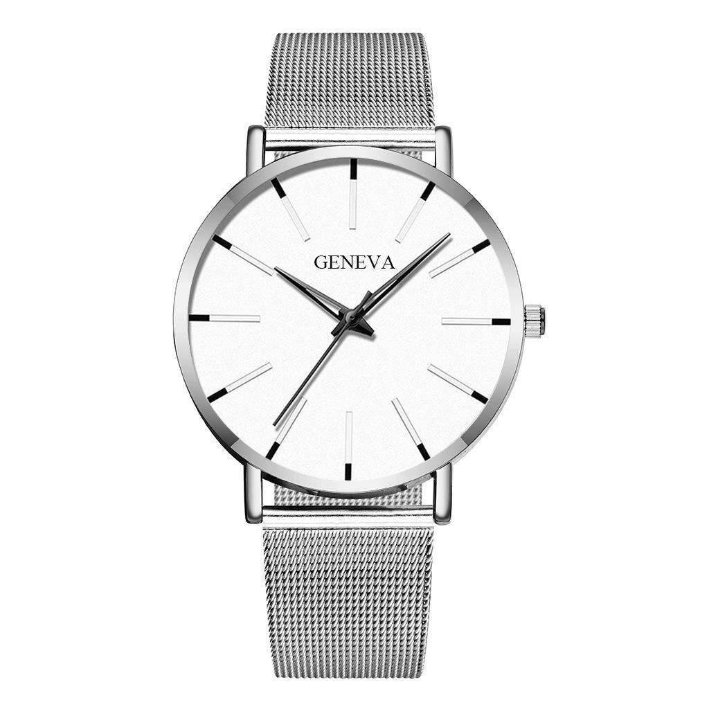 Wis Geneva Watch Casual Simple Watc Mesh Strap Quartz Watch Men S Watch