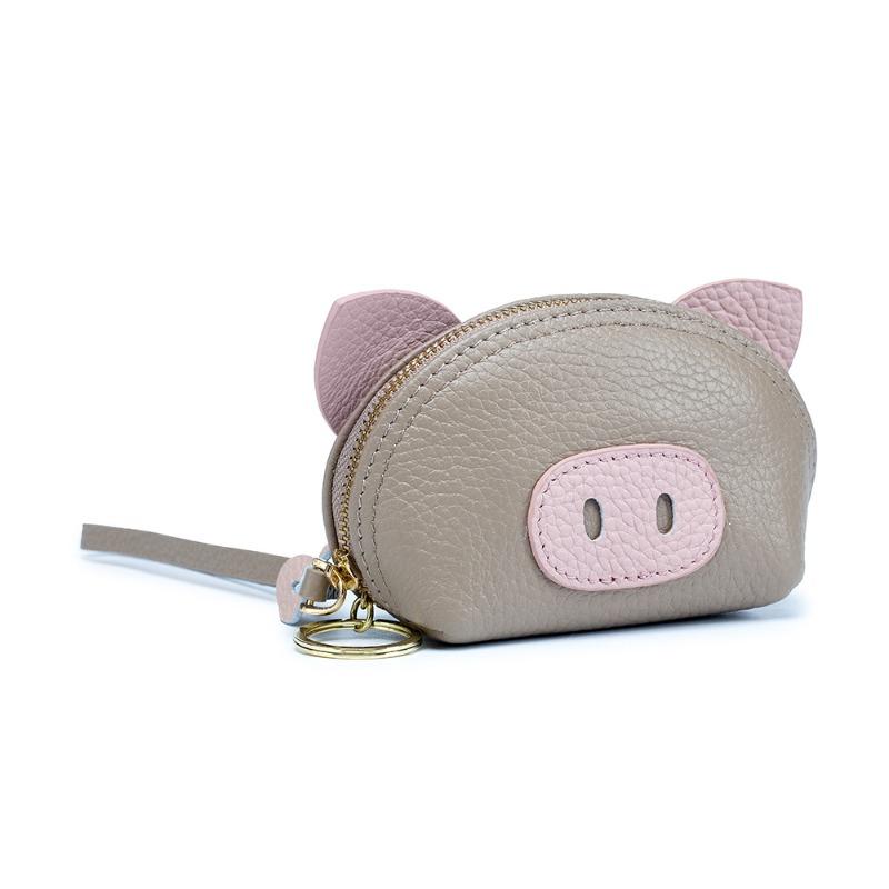 

ins cute change bag pendant, cartoon women s mini foreign trade hand small coin bag, genuine leather.