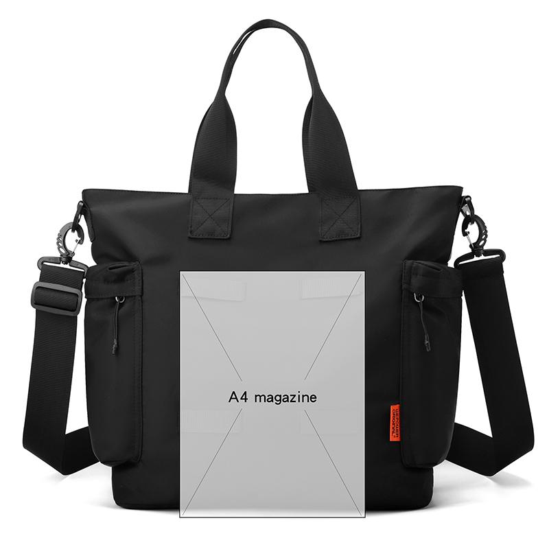 Versatile Travel Shoulder Bag - Foldable Water-Resistant Tote for Gym, Shopping & Daily Commute Multipurpose Waterproof Messenger Bag