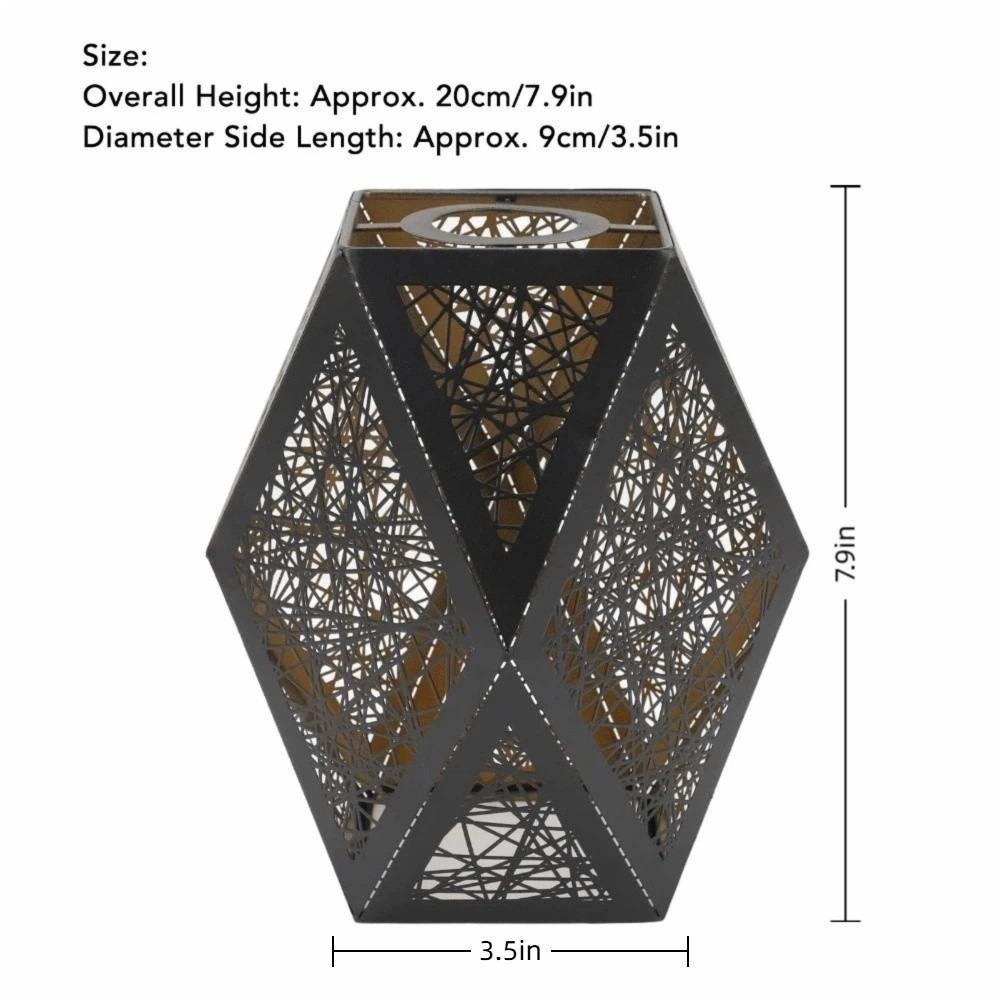 Geometric Pattern Lamp Cover 7.9in Height Small Lamp Shades Simple Wall Lamp Shade Table Lamp