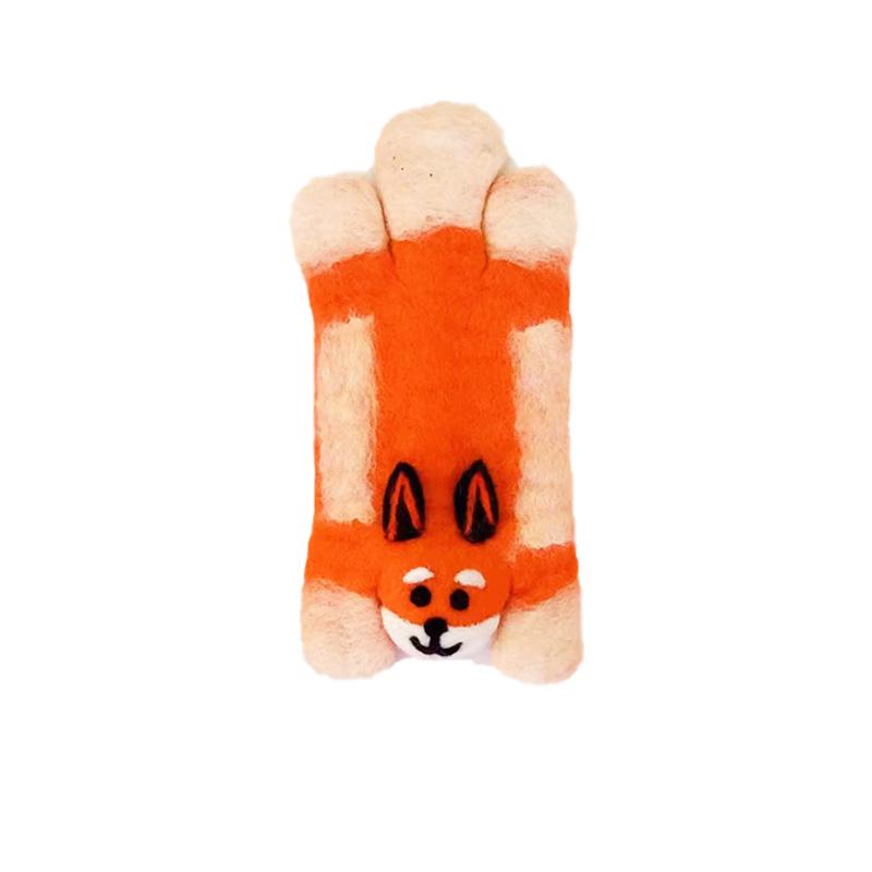 1 ks Vlněná plsť Měkké Stolní dekorace Ručně vyráběné Kreslené zvířátko Opakovaně použitelná Podložka pod šálek Tepelná izolace Lehká