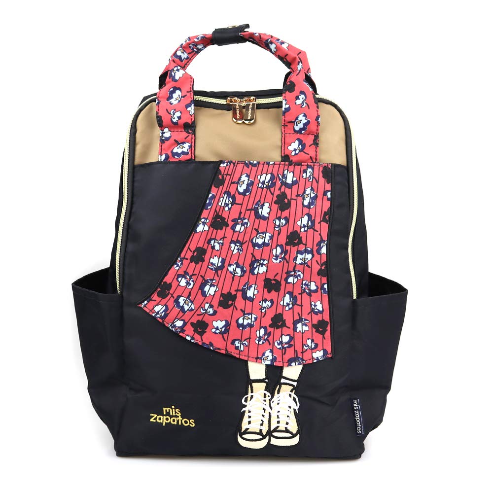 

Backpack for A4 Flared Black [Miss Zapato] Women, Size, Lightweight, Nylon, Skirt, чорний