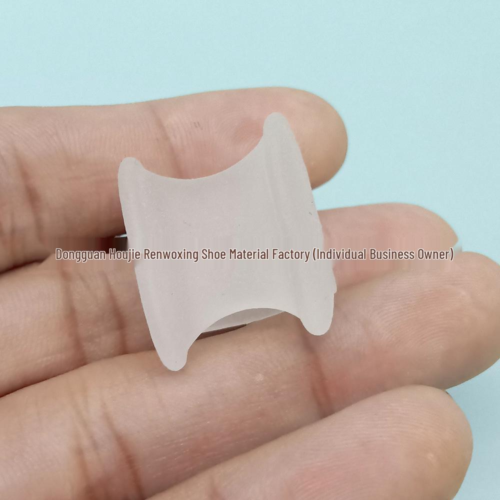 Breathable Silicone Toe Separator for Day & Night - Soft, Anti-Abrasion Little Toe Corrector