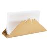 Triangular Napkin Holder Stainless Steel Stand Vertical Tissue Rack for Home Restaurant Hotel