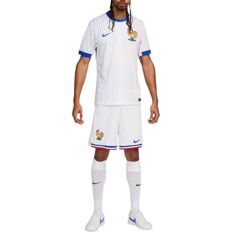 Nike Dri-Fit Logo Striped Drawstring Loose Straight Casual Shorts Men Shorts White FJ4296-100