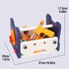 Non-Toxic Kids Repair Tool Kit Toys Play House Screw Disassemble Pretend Play Screwdriver Handmade Educational Children Toys For Children Gift