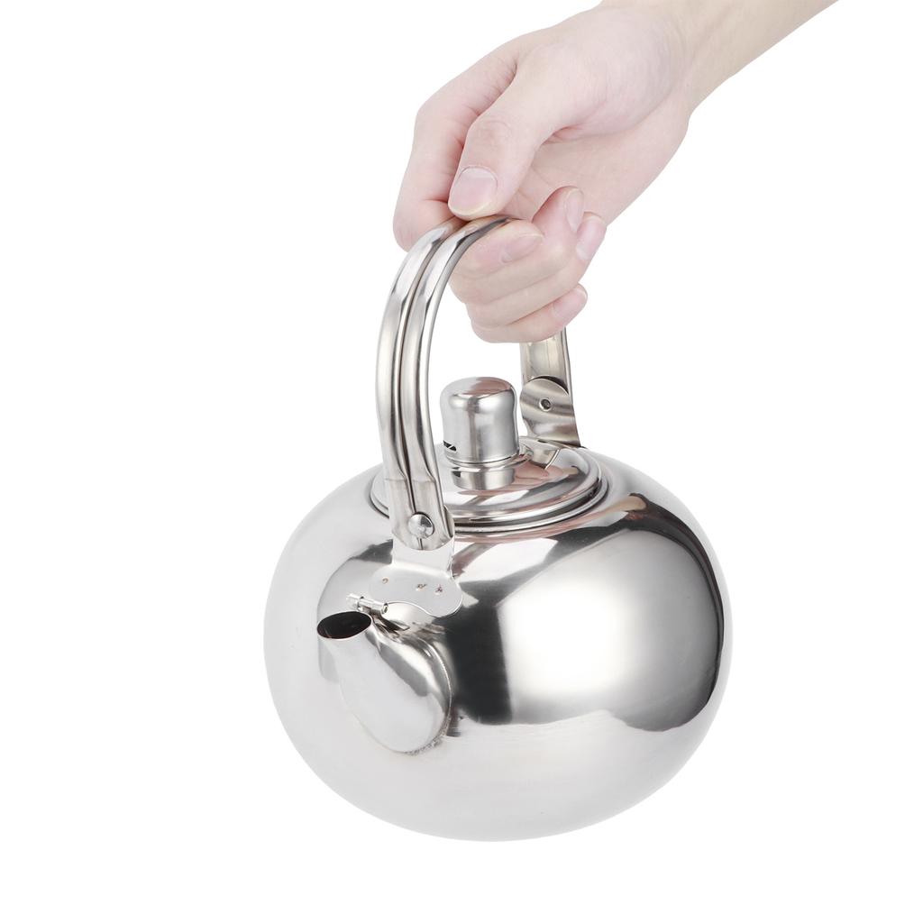 304 Stainless Steel Teapot Flat Bottom Induction Cooker Water Kettle Tea Pot with Filter