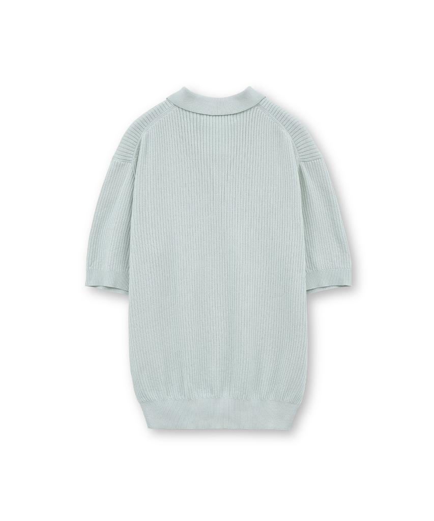 Beulaunyadeu Knit Polo Shirt, Mint