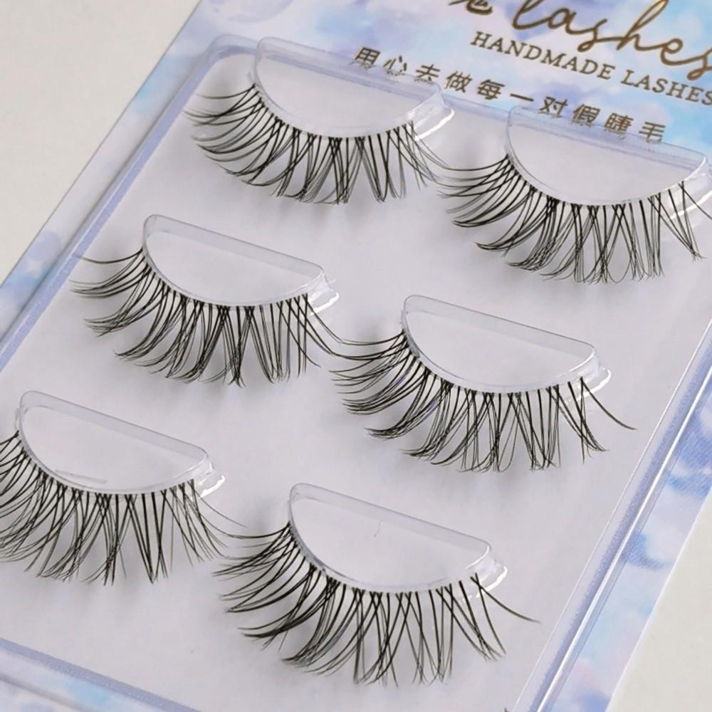 Natürlich aussehende Manga-Wimpern Japanisches Cosplay Falsche Nerz-Wimpern Heiße Nerz-Wimpern für Damen