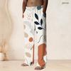 Men S Plus Size Printed Drawstring Waist Straight Leg Full Length Beach Pants With Pockets