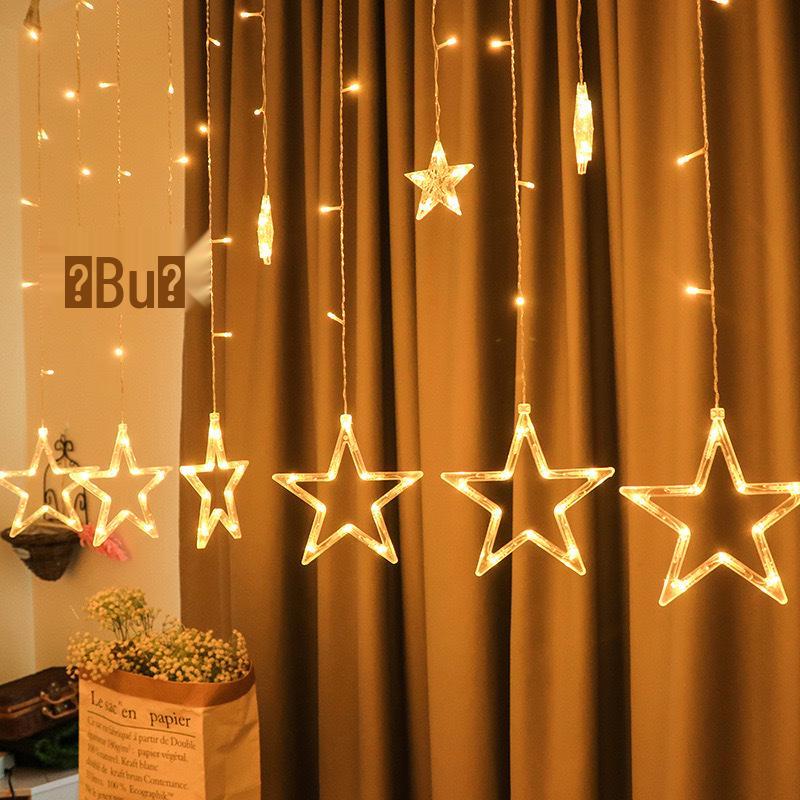 Starry Sky LED Curtain Lights for Christmas & Birthday Room Decoration