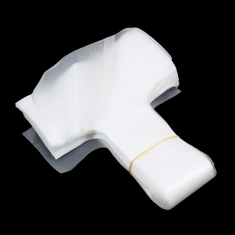 100 Pieces Thick Gusseted TShape Takeout Bags with Snap Closure for Bubble Milk Tea Coffee Food Packaging and Leak Proof Carry