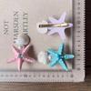 Cute Sweet Starfish Shell Pearl Hair Clip Fashion Ocean Themed Side Hairpins for Birthday Gift Beach Party Teen Girls