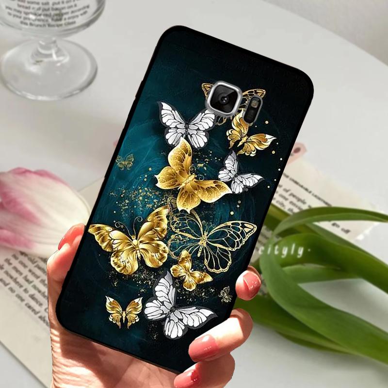 For Samsung Galaxy Note7 Case Note 7 N930 Silicone TPU Phone Cover For Samsung Note 8 Note 9 N950 N960 Cute Cartoon Bumper Shell