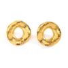 IngeSight.Z Vintage Irregular Metal Chunky Circle Hoop Earrings for Women Punk Gold Color Geometric Loop Earrings Party Jewelry