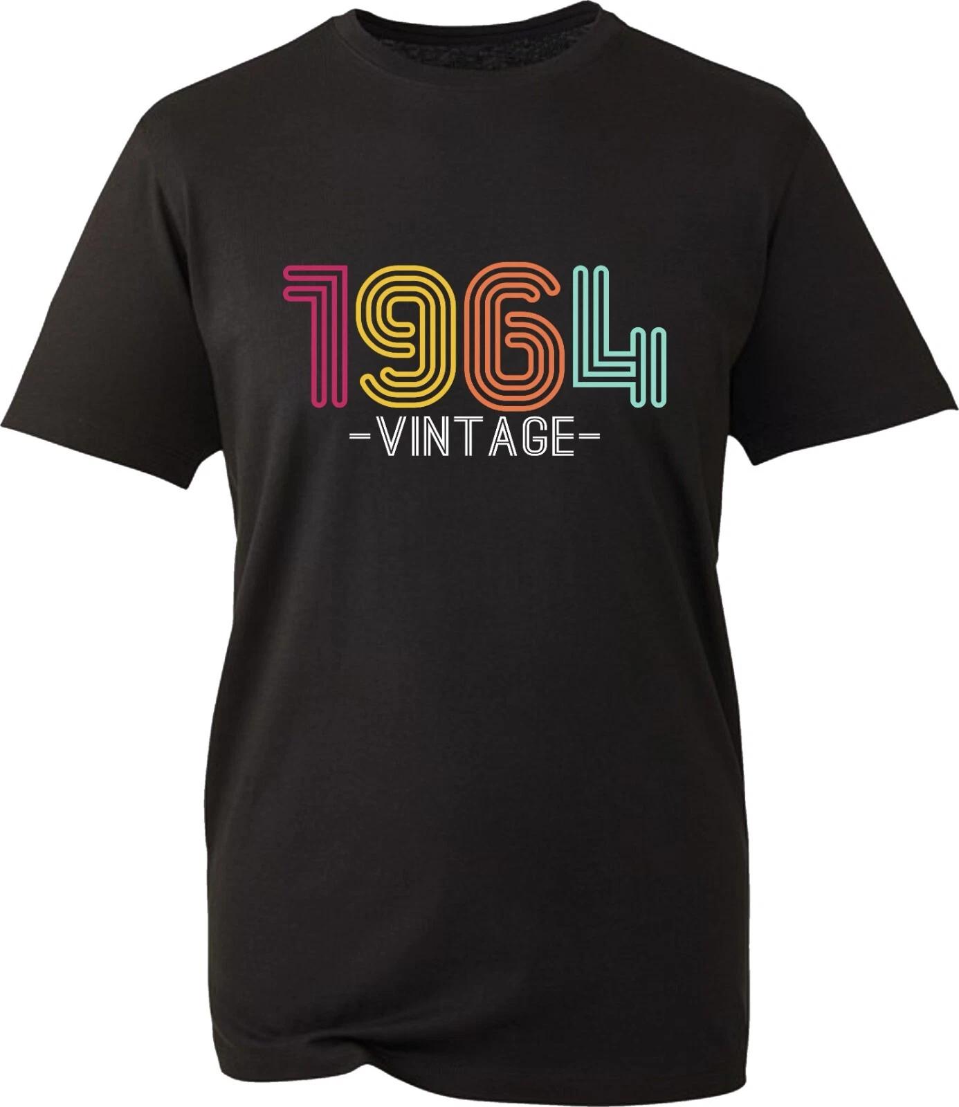 1964 Vintage Birthday T-Shirt 59th Birthday Gift Party Sarcastic Funny Tee Top L