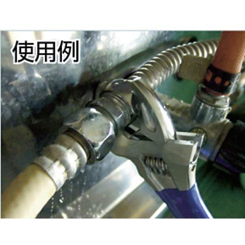 TOP Industrial (TOP) Thin, Lightweight Wide Adjustable Wrench, Short Eco Wide, Opening Size 8-30mm, HY-30S, Tsubame-Sanjo, Made in Japan