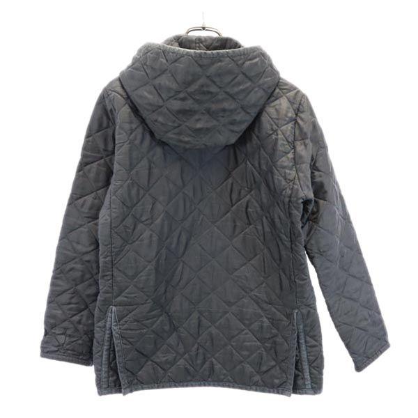 LAVENHAM Made In the UK Quilted Jacket 36 Khaki Cotton Filling Men's Used