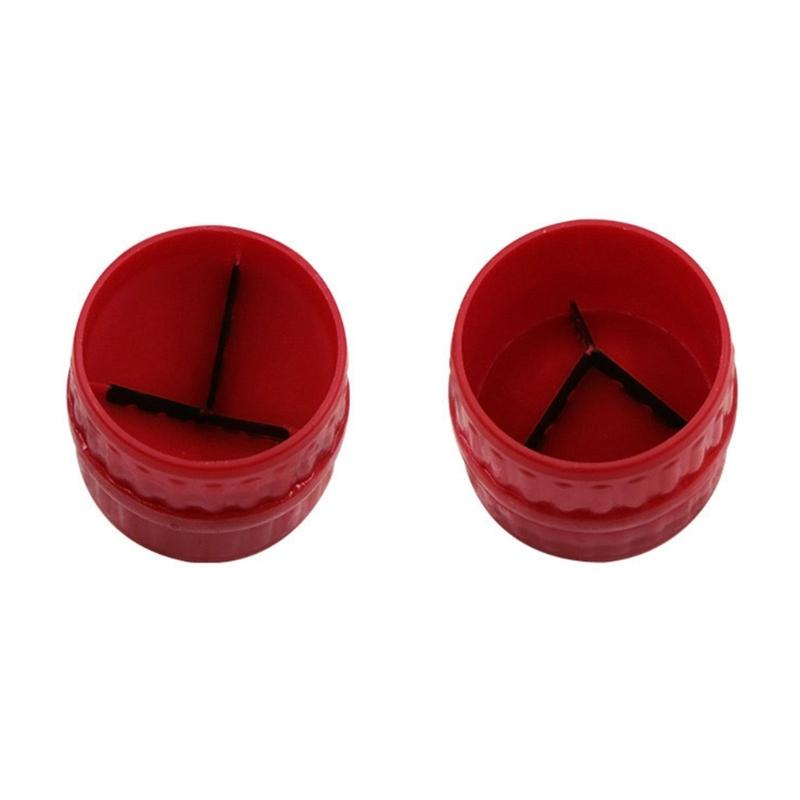 Innen- & Außenrohrreibahle Metallentgratwerkzeug Maschine 3/16" bis 1-1/2"(rot) PVC Rohrausreiber für Kunststoff, Kupfer & Stahl