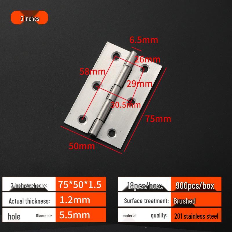 Tiché panty pro skříně a okna z nerezové oceli 304 - Velikosti: 1'', 1,5'', 2'', 3'', 4''